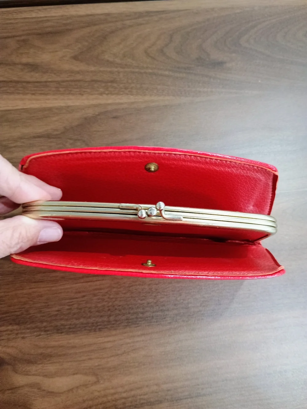 Red Patent Wallet Clutch - Women's Wallet